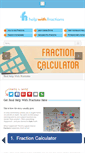 Mobile Screenshot of helpwithfractions.com